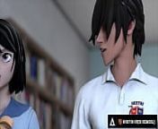 HENTAI SEX UNIVERSITY - Big Dick Student Impresses MILF Principal With Second Round After CREAMPIE! from principal forcing student for sex