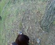 Man young girl with long hair sucking cock and fucking in the forest from sani livoni sex v