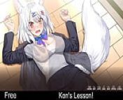 Kon's Lesson! from hentai fox mccl