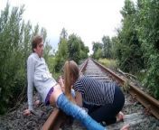 Railroad-Blowjob! from anushka shettyxxxnxx free video