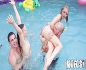 Mofos - Perfect pool party orgy from marari