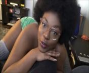 horny ebony girlfriend begs for cock from afrob