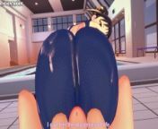 Chun-Li Gives You a Footjob To Train Her Sexy Body! Street Fighter Feet Hentai POV from chun li from street foghter