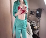The nurse came to you to heal your wounds and show you her pussy from rani boobs hd