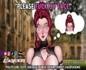 F4M | Shy Cute College Girl Asks You to Fuck Her Face | Erotic Hentai Audio Roleplay | ASMR from yunio