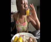 JAMAICAN HOME COOKED FOOD MUKBANG ( EATING NASTY STUFF AMERICANS WOULD NOT LIKE) : EatingShow from home cooking