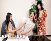 BRAZZERS - Lulu Chu Ends Up Fucking Her Bf's Grandfather While He Fucks Her Hot Stepmom Marica Hase from asuary