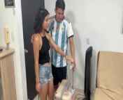 My little stepsister arrives from her summer camp and I greet her with the best fuck of her life. from indian porn live