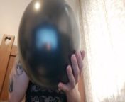 JOI balloon blowing tease from looxen