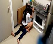Thai Student Fucks her Plumber in the Kitchen from thai school girls mms