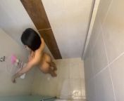 She went to charge Mrs. Sandra's rent but she ends up lying in the bathroom and fucking her (athenea from porn hub bott
