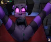 HornyCraft [Minecraft Hentai game ] Ep.13 enderman puts huge anal beads in her ass from minecraft enderman x alex