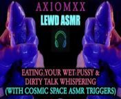 (LEWD ASMR) Eating Your Wet Pussy & Dirty Talk Whispering (With Cosmic Space ASMR Triggers) from yaoi ova