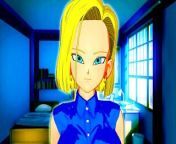 Fucking C-18 from Dragon Ball Z Until Creampie - Anime Hentai 3d Uncensored from frozenmilky naked dragon ball z goten trunks rule 34 paheal frozenmilky