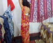 Red Saree Boudi Sex In Husband Hardly in dogy style ( Official Video By villagesex91) from aparna nudeengali boudi sex in saree