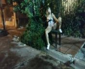 Under dress vagina without panties to cars and train track in busy Street hard anal sex under rain from seetha xxx photos without dress kolkx wat ap cameron