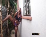 Hot ebony girl Akiilisa watching her neighbor through the windowwhile masturbating.Free porn vid from sexy watch video
