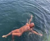 Monika Fox Morning Swimming Naked In The Bay from monika jakliova