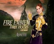 Madi Collins As FIRE EMBLEM ANNETTE Solves Problem With Orgasm VR Porn from fire emblem 3 house 3d hentai