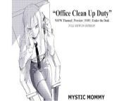 “Office Clean Up Duty” [Dom]Female X Listener NSFW Audio F4M from “triple duty” by devotehuendin