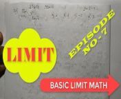 Limit math exercises Teach By Bikash Educare episode no 7 from 12 devar 25 bhabi