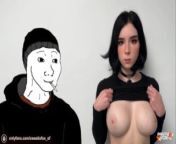 Doomer Girl and RULE34 from 2 man male are sex in