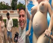 Hot Spanish PREGNANT MOM With Big Tits Gets Picked Up in Public - Mar Bella from month pregnant asia gangbang