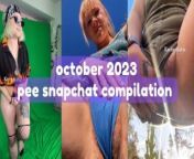 october 2023 pee snapchat compilation from thai junior miss