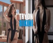 Miki Infinita Bikini Try on Haul from nude bikini try on haul video