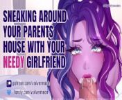 ASMR Girlfriend Experience: Down & Dirty at Your Parents House [Audio Porn] [Blowjob] [Doggystyle] from telugu anasuya xxxww xxx dubai girl sec