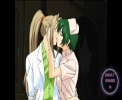 La doctora y la enfermera lesbiana se divierten juntas from yuri anime