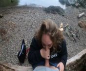POV blowjob sneaky cumslut sucking tinder dick outdoors near a trail in public he cums on my tongue from mlayaliaunty whisper pad