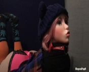 TPE Round 4 Rough Face Fucking Oral Blow Job Facial Action Sex Doll Sensation Cum on Face from robotic sex doll