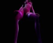 Striptease with a Hot Blonde that Dances with Music | 3D Porn from video porno die