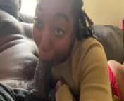 Big fat black Nigga making me his lily throat goat for the day str8rich bbczilla from deepthroat webcam