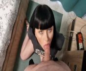 Blowjob - Hot roommate make's me a sloopy blowjob from new bob