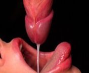CLOSE UP: BEST Milking Mouth for your DICK! Sucking Cock ASMR, Tongue and Lips BLOWJOB from ram teri ganga maili nude boobs old age aunty xxx movie
