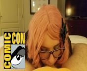 Erica Harmon deepthroats and fucks a fan from Comic Con from bbw comic