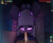 Minecraft Horny Craft - Part 46 Endergirl Sucking A Big Dick! By LoveSkySanHentai from barbie saga raat sex