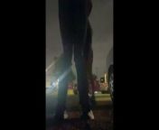 public ballbusting session with pathetic ending from sneaker ballbusting