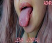 ASMR LENS LICKING👅 & FOGGING, SLURPS | Close Up & Far ( Mouth Sounds ) | ЛИКИНГ ЛИНЗЫ from fokuging