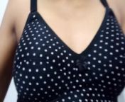 Remove my Black bra and play with my beautiful boobs from srikanth nakadlika bra removing